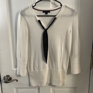 Tommy Hilfiger classic tie sweater